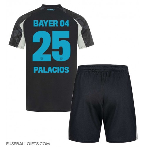 Bayer Leverkusen Exequiel Palacios #25 Fußballbekleidung 3rd trikot Kinder 2024-25 Kurzarm (+ kurze hosen)